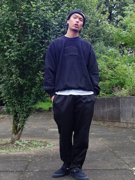 「CONVERSE（コンバース）のアイテム（ローファー）」を使った、WEAROさん（メンズ・179cm）の秋コーディネート