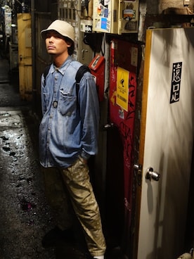 「CONVERSE（コンバース）のアイテム（ローファー）」を使った、WEAROさん（メンズ・179cm）の秋コーディネート