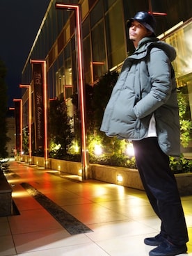 「CONVERSE（コンバース）のアイテム（ローファー）」を使った、WEAROさん（メンズ・179cm）の冬コーディネート