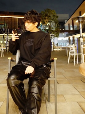 「ARIES(アリーズ)のアイテム」を使った、WEAROさん(メンズ・179cm)の冬コーディネート