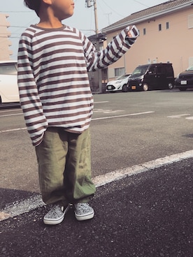 「LAGOM（LAGOM）のアイテム」を使った、uta☺︎さん（キッズ・120cm）の春コーディネート