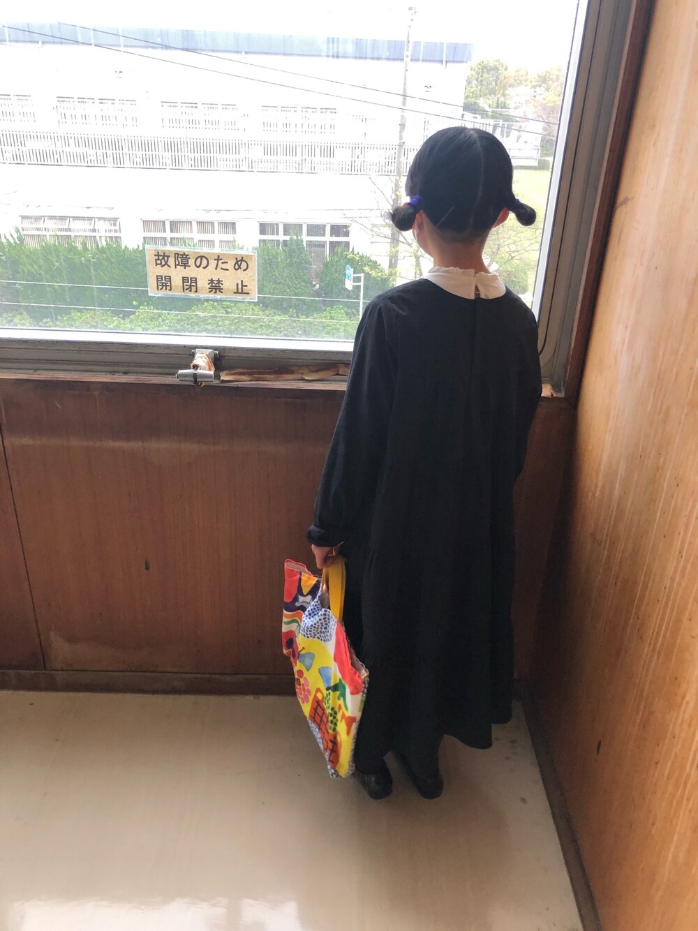 「おんなのこコーデ、ワンピース、発表会」｜「ZARA KIDSのアイテム（シャツ/ブラウス、ホワイト系）」を使った、uta☺︎さん（キッズ・130cm）の春コーディネートの1枚目の写真