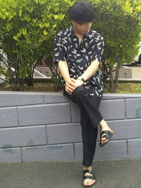 湧さん(メンズ・168cm)の夏コーディネート