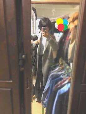 「CONVERSE（コンバース）のconverse（コンバース） ALL STAR OX（オールスターOX）（スニーカー）」を使った、NO NAMEさん（レディース・157cm）の冬コーディネート