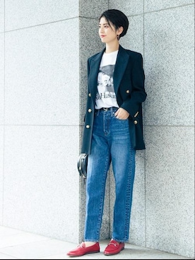 Yoshiko Tanakaさん（レディース・172cm）の夏コーディネート