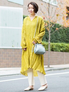 Yoshiko Tanakaさん（レディース・172cm）の春コーディネート