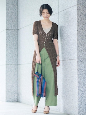 Yoshiko Tanakaさん（レディース・172cm）の春コーディネート