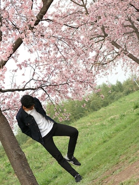 じゅんさん（メンズ・180cm）の春コーディネート