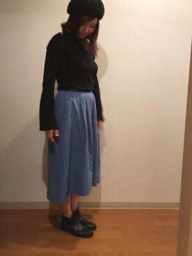 memeさん（レディース・159cm）の秋コーディネート