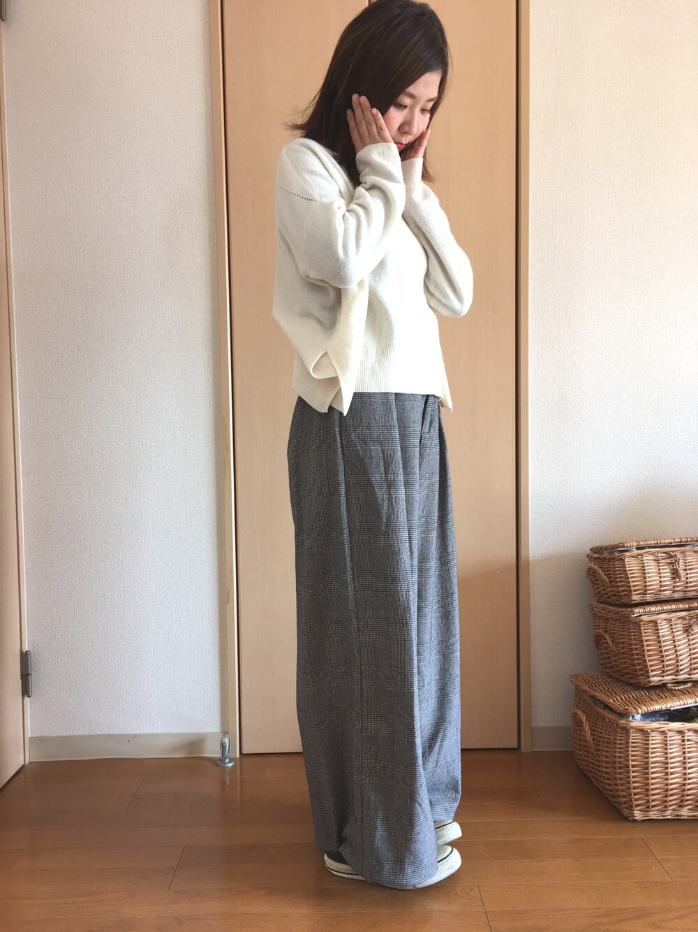 SLOBE IENA♡Vネックウールカシミヤニット SLOBE IENA（スローブイエナ）の「ウールカシミヤ Vネックニット