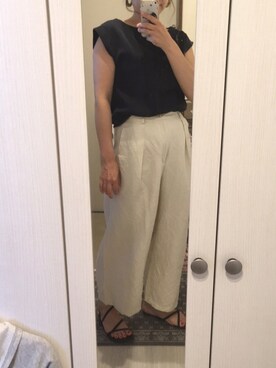 「reca（レカ）のアイテム（帽子）」を使った、memeさん（レディース・158cm）の夏コーディネート