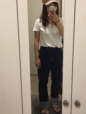 「reca（レカ）のアイテム（帽子）」を使った、memeさん（レディース・157cm）の夏コーディネート