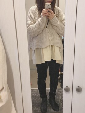 memeさん（レディース・158cm）の秋コーディネート