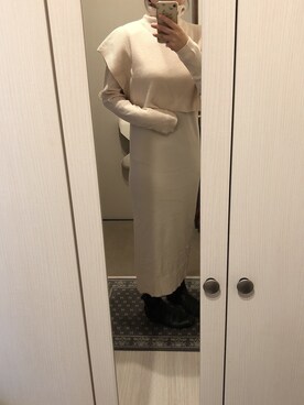 レディースtodayful Layered Knit Dress レイヤードニットドレス