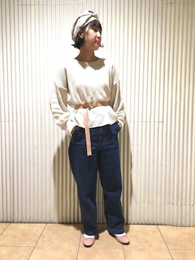 「Dot＆Stripes CHILD　WOMAN」｜norikoさん（レディース・155cm）の春コーディネート