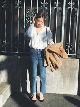 阿久津ゆりえさん(レディース・167cm)の冬コーディネート