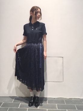 「OPAQUE（オペーク）のアイテム（シューズ）」を使った、阿久津ゆりえさん（レディース・167cm）の冬コーディネート