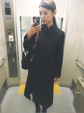 「Y.M.WALTS（ワイエムウォルツ）のアイテム」を使った、阿久津ゆりえさん（レディース・167cm）の春コーディネート