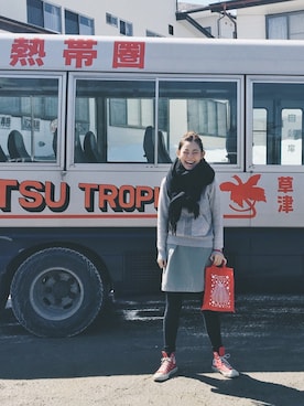 阿久津ゆりえさん（レディース・167cm）の春コーディネート