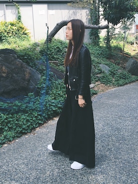 阿久津ゆりえさん（レディース・167cm）の春コーディネート
