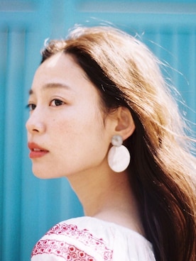 「PURのアイテム」を使った、阿久津ゆりえさん（レディース・167cm）の春コーディネート