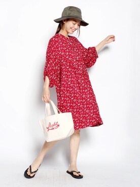 阿久津ゆりえさん（レディース・167cm）の夏コーディネート