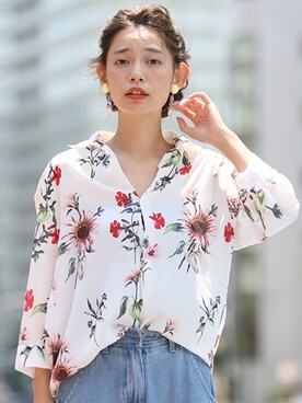 阿久津ゆりえさん（レディース・167cm）の秋コーディネート