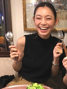 阿久津ゆりえさん（レディース・167cm）の秋コーディネート