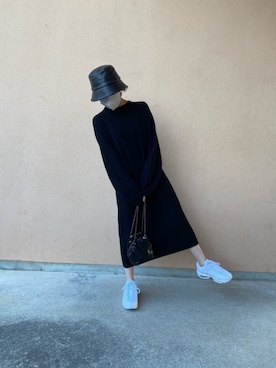 「Alia（アリア）のアイテム」を使った、Fさん（レディース・148cm）の秋コーディネート