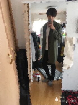 「リドム」｜「アイテム（チェスターコート）」を使った、ずみさん。さん（メンズ・173cm）の夏コーディネート