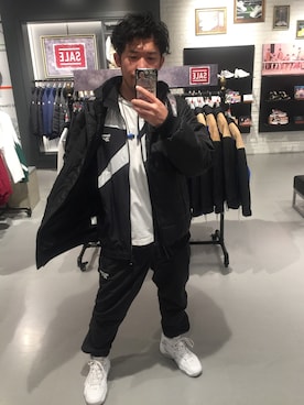 「レイヤードstyle」｜「アイテム（ナイロンジャケット）」を使った、シャーマンキングさん（メンズ・175cm）の冬コーディネート