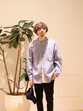 「koe（コエ）のアイテム（帽子）」を使った、hiro.jpさん（メンズ・171cm）の夏コーディネート