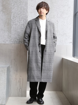 「koe（コエ）のアイテム（その他アウター）」を使った、hiro.jpさん（メンズ・170cm）の秋コーディネート