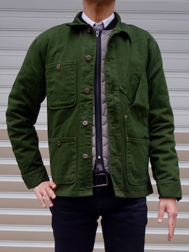 「TELLASON（テラソン）のアイテム」を使った、little drcowboy さん（メンズ・179cm）の冬コーディネート