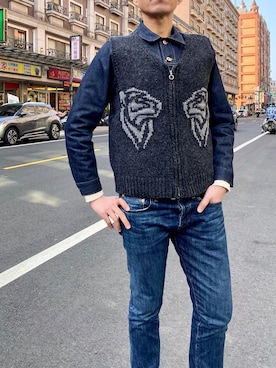 「TELLASON（テラソン）のアイテム」を使った、little drcowboy さん（メンズ・179cm）の冬コーディネート