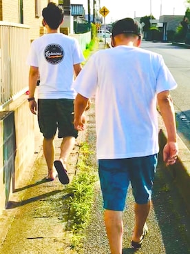 「祭り」｜「アイテム（アナログ腕時計）」を使った、4'sさん（メンズ・173cm）の夏コーディネート