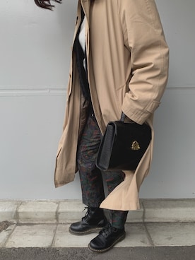 「Ungaro（ウンガロ）のアイテム」を使った、Y.さん（レディース・159cm）の冬コーディネート