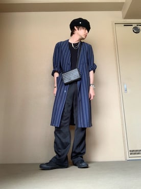 「Fraizzoli（フライツォーリ）のアイテム」を使った、moto miniさん（メンズ・170cm）の夏コーディネート