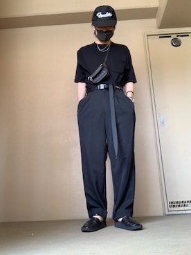 「ラッドミュージシャン」｜「アイテム（キャップ）」を使った、moto miniさん（メンズ・171cm）の夏コーディネート