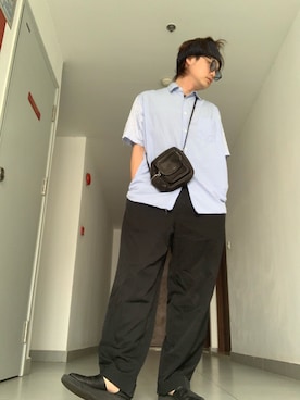 「nonnative（ノンネイティブ）のアイテム（ヘアアクセサリー）」を使った、moto miniさん（メンズ・171cm）の秋コーディネート