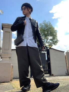 「Etudes Studio（エチュードスタジオ）のアイテム」を使った、moto miniさん（メンズ・171cm）の春コーディネート