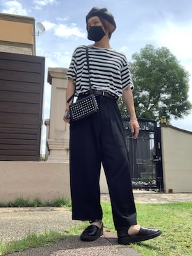 「Yohji Yamamoto（ヨウジヤマモト）のアイテム（その他小物）」を使った、moto miniさん（メンズ・171cm）の夏コーディネート