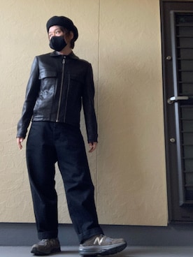 「マルジェラ」｜「アイテム（財布/小物）」を使った、moto miniさん（メンズ・171cm）の秋コーディネート
