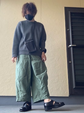 「Dior」｜「アイテム（スウェット）」を使った、moto miniさん（メンズ・171cm）の春コーディネート
