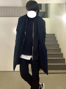 「アイテム（ブルゾン）」を使った、hiroさん（メンズ・176cm・10代）の冬コーディネート