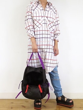 Tsumori Chisato ツモリチサト のシャツワンピースを使った人気ファッションコーディネート ユーザー ショップスタッフ Wear