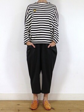 「レオパードシューズ」｜Mayさん（レディース・164cm）の秋コーディネート