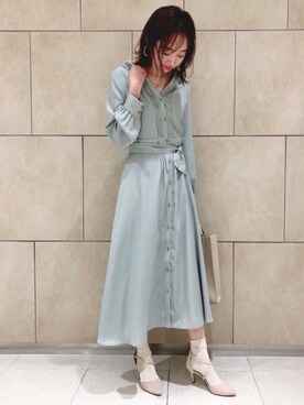 鐘ヶ江真由子さん（レディース・160cm）の冬コーディネート