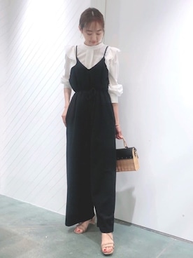 鐘ヶ江真由子さん(レディース・159cm)の春コーディネート