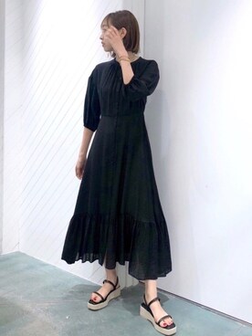 鐘ヶ江真由子さん（レディース・159cm）の春コーディネート